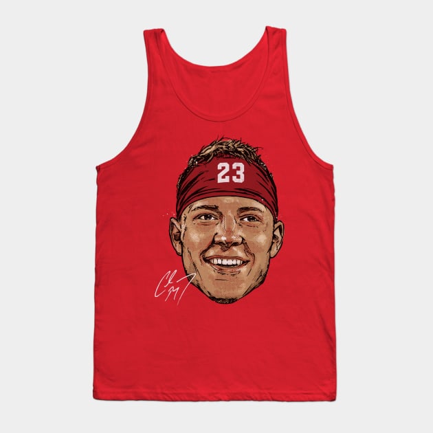 Christian McCaffrey San Francisco Smile Tank Top by Chunta_Design